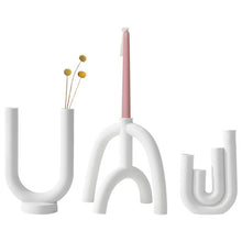 Load image into Gallery viewer, Curva Ceramic Candle Holders
