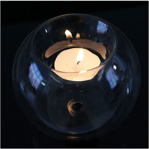 Spherical Glass Candle Holder
