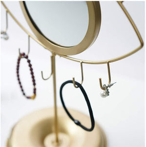 Eye Mirror with Jewelry Hook