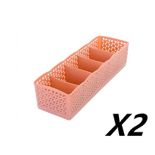 Load image into Gallery viewer, 5 Cells Plastic Stackable Organizer

