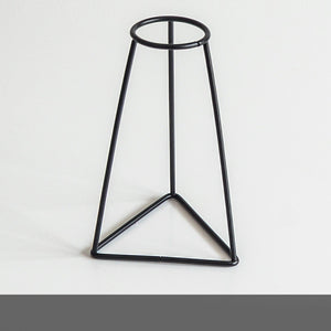 Geometric Metal Vase