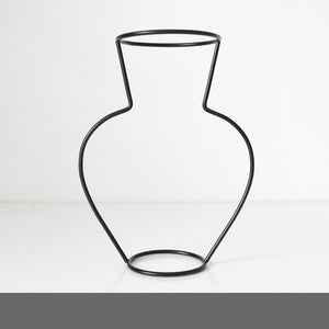 Geometric Metal Vase