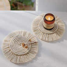 Load image into Gallery viewer, Bohemian Macrame Coaster
