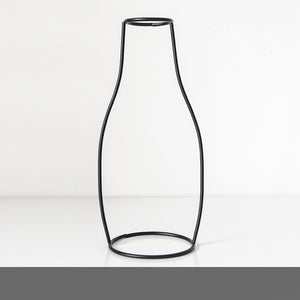 Geometric Metal Vase