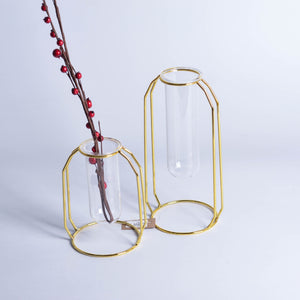 Minimalist Metal Vase Frame