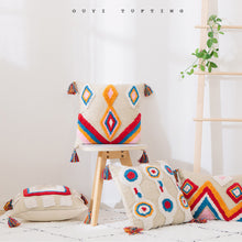 Load image into Gallery viewer, Geometric Shapes Tufted Pillow Cover

