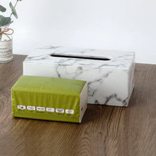 Load image into Gallery viewer, Marble Print Tissue Box
