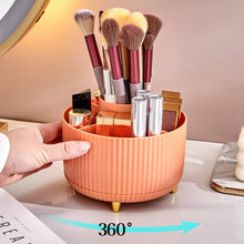 Load image into Gallery viewer, 360° Rotating Makeup Brush Organizer
