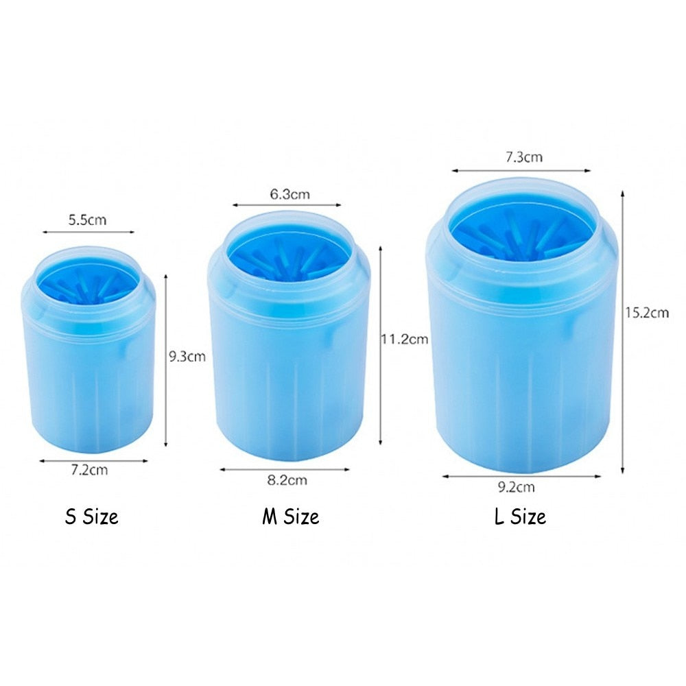 Dog Cat Paw Cleaner Cup Pet Foot Washer Cup Soft Silicone Combs Portable  Paw Clean Brush Quickly Wash Dirty Cat Foot Cleaning Bucket Portable Pet  Foot