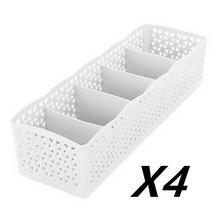 Load image into Gallery viewer, 5 Cells Plastic Stackable Organizer
