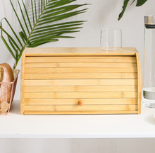 Load image into Gallery viewer, Closed bamboo bread box
