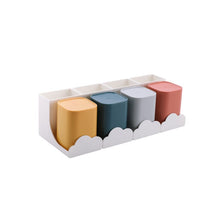 Laden Sie das Bild in den Galerie-Viewer, Set of colourful toothbrush cups
