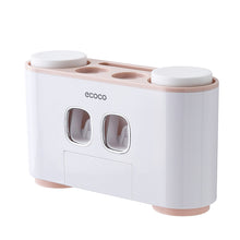 Laden Sie das Bild in den Galerie-Viewer, Pink family toothbrush holder with dispensers
