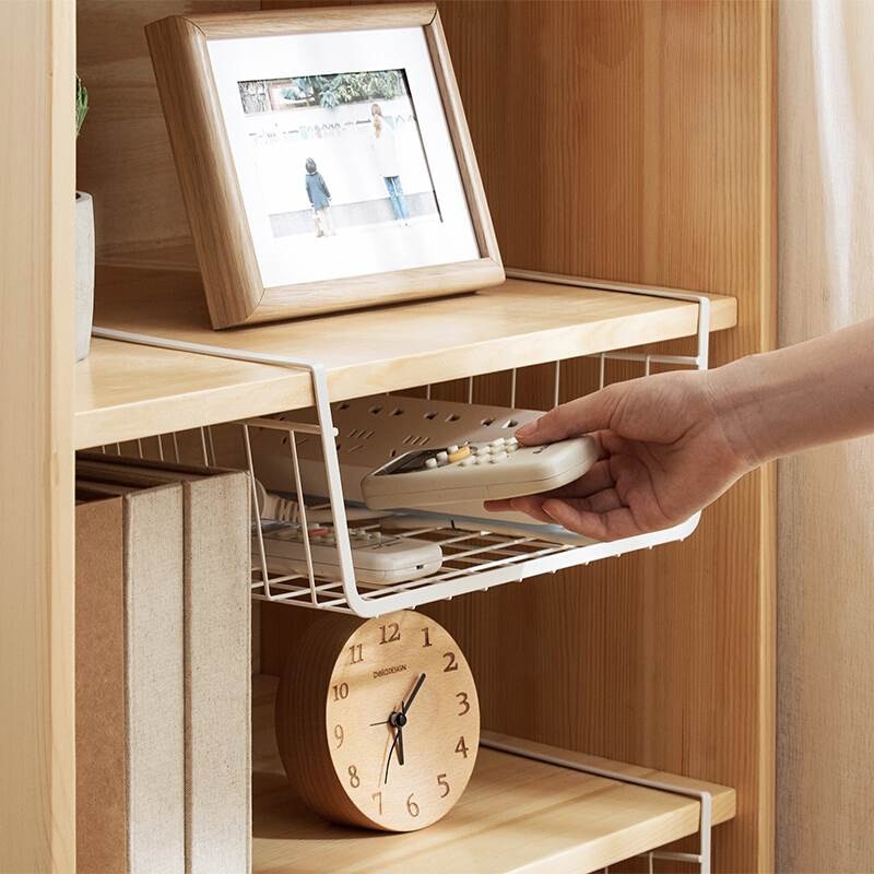 Under desk deals rack shelf