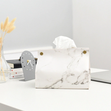 Load image into Gallery viewer, Luxury Marble Tissue Box
