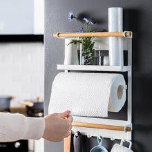 Load image into Gallery viewer, Tearing paper towel from the magnetic rack

