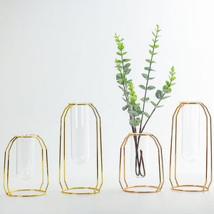 Minimalist Metal Vase Frame