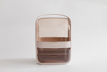 Load image into Gallery viewer, Pink maxi makeup organizer, front view
