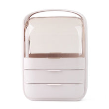 Load image into Gallery viewer, Powder pink maxi makeup organizer with opaque drawers

