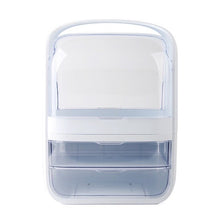 Load image into Gallery viewer, White maxi makeup organizer with transparent drawers
