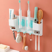 Laden Sie das Bild in den Galerie-Viewer, Bathroom rack on a pink wall
