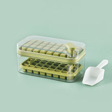Load image into Gallery viewer, Green double layer ice cube tray box
