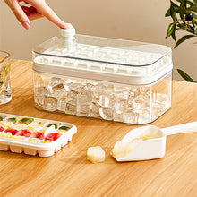 Load image into Gallery viewer, White one-click ice cube tray box
