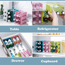 Load image into Gallery viewer, Space-saving fridge bottle organizer for soda and juice
