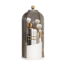 Laden Sie das Bild in den Galerie-Viewer, Black lid rotating makeup brush holder
