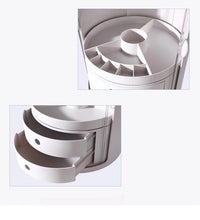 Load image into Gallery viewer, Rotating tray and drawer details
