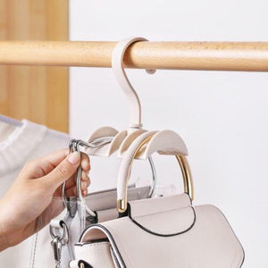Rotatable Double Handbag Hanger