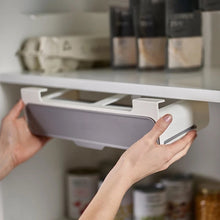 Load image into Gallery viewer, Under-shelf spice rack closed
